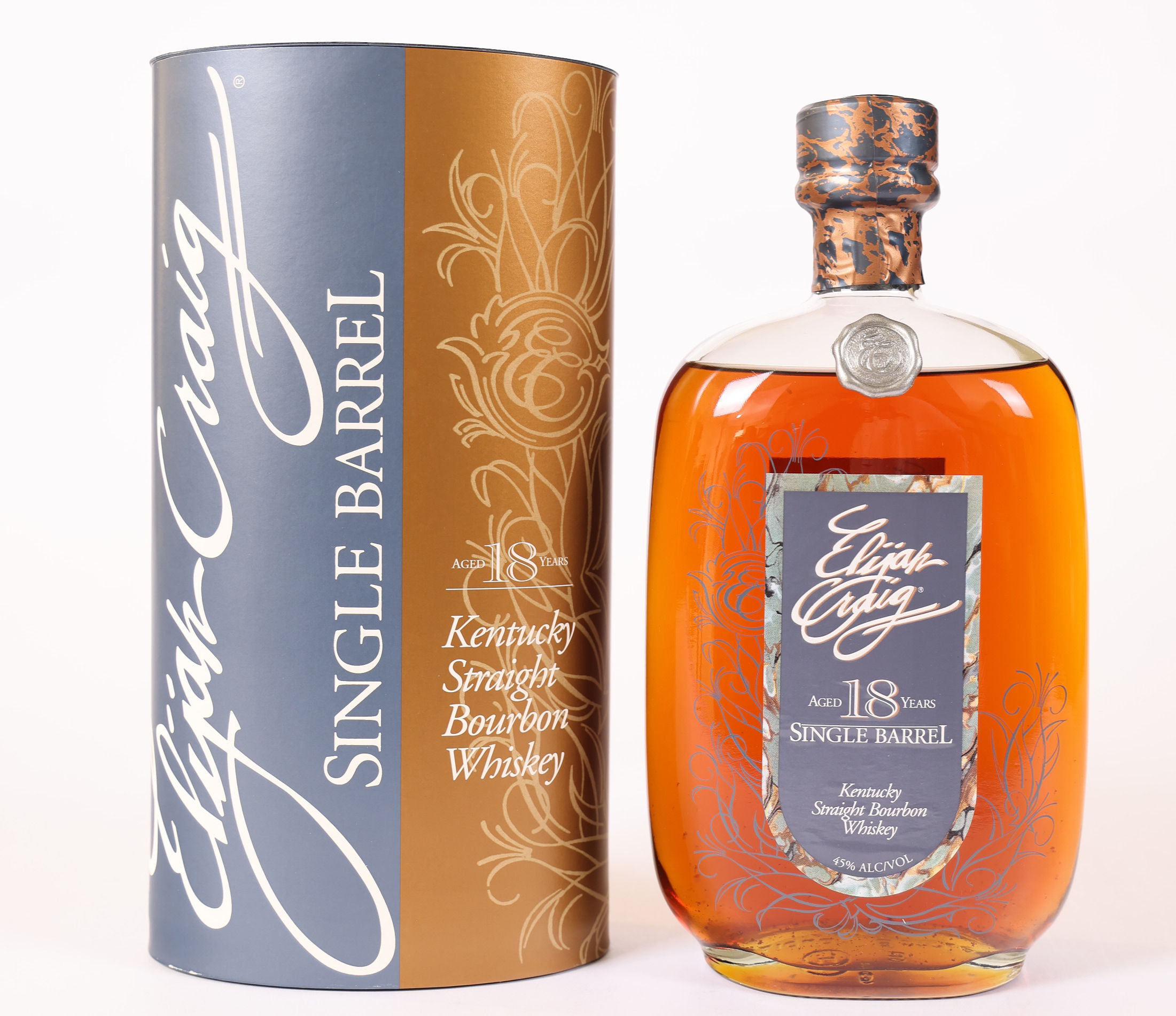 Elijah Craig 18yr Single Barrel Bourbon 1981 - Rare Whiskey